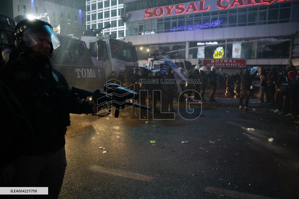 Protest After Ekrem Imamoglu's Arrest - Turkey