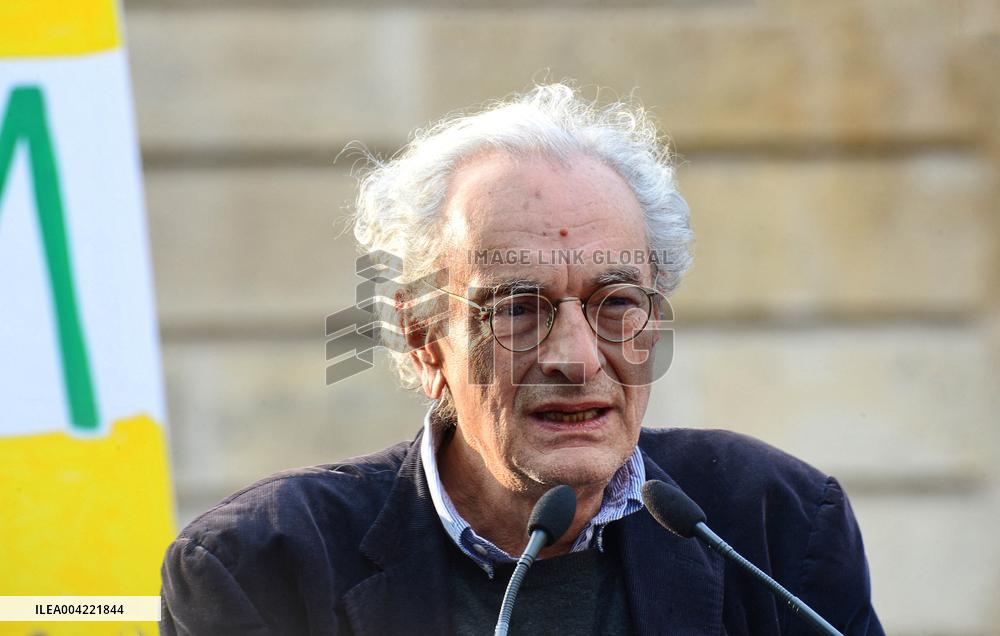 Rally in Support of Franco Algerian Writer Boualem Sansal - Paris