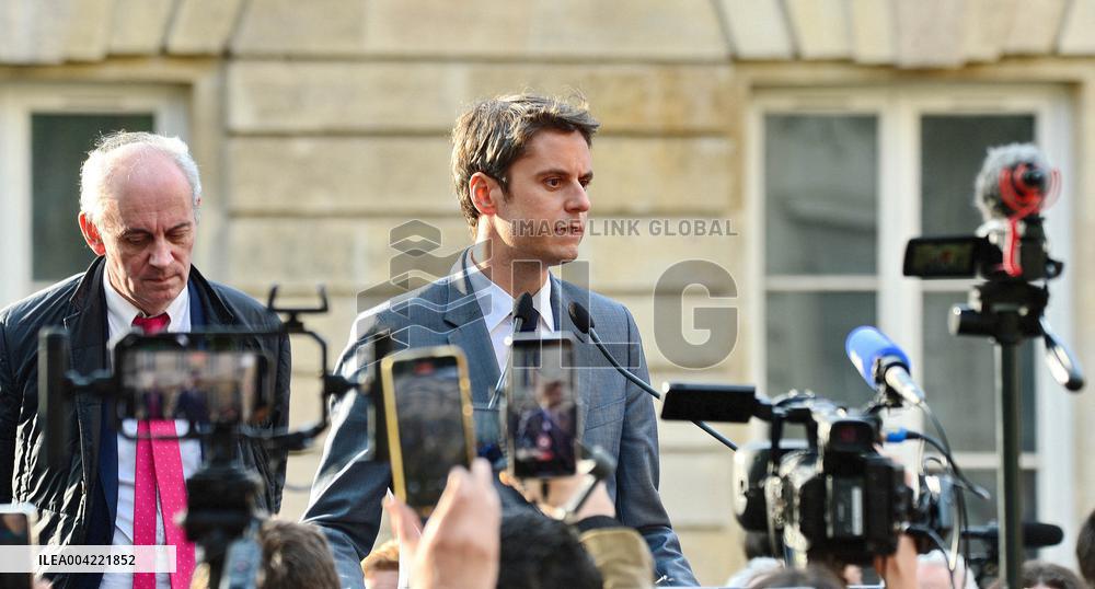 Rally in Support of Franco Algerian Writer Boualem Sansal - Paris