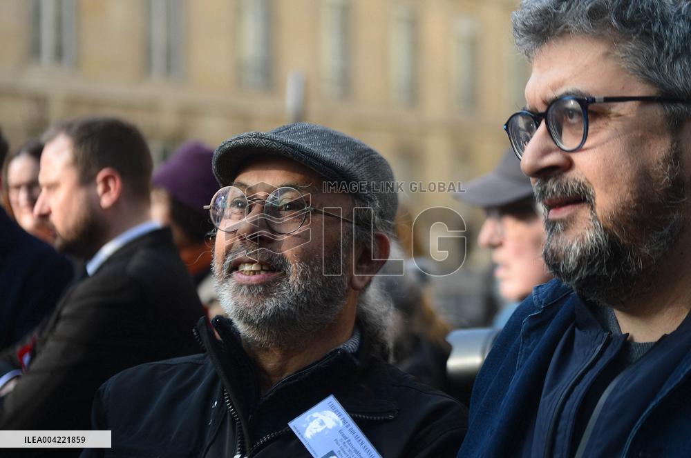 Rally in Support of Franco Algerian Writer Boualem Sansal - Paris