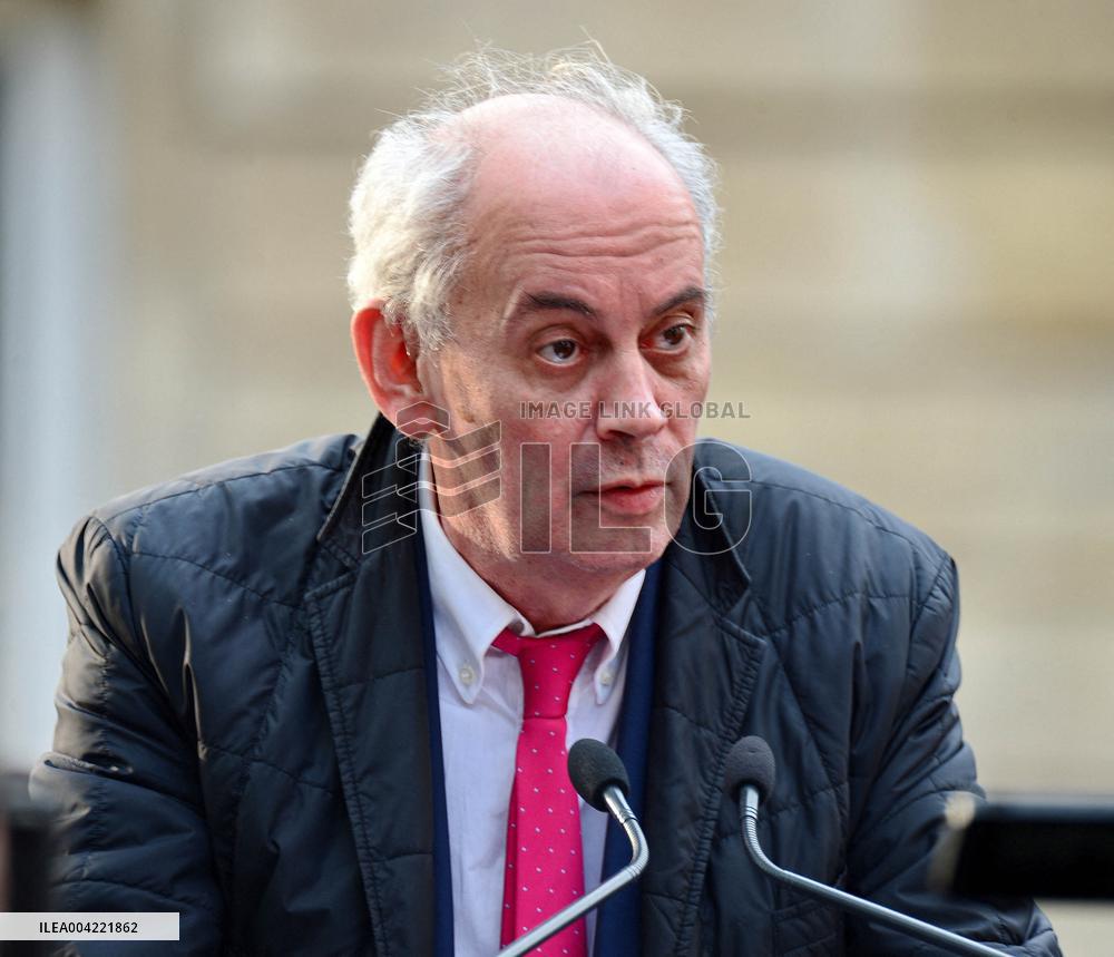 Rally in Support of Franco Algerian Writer Boualem Sansal - Paris