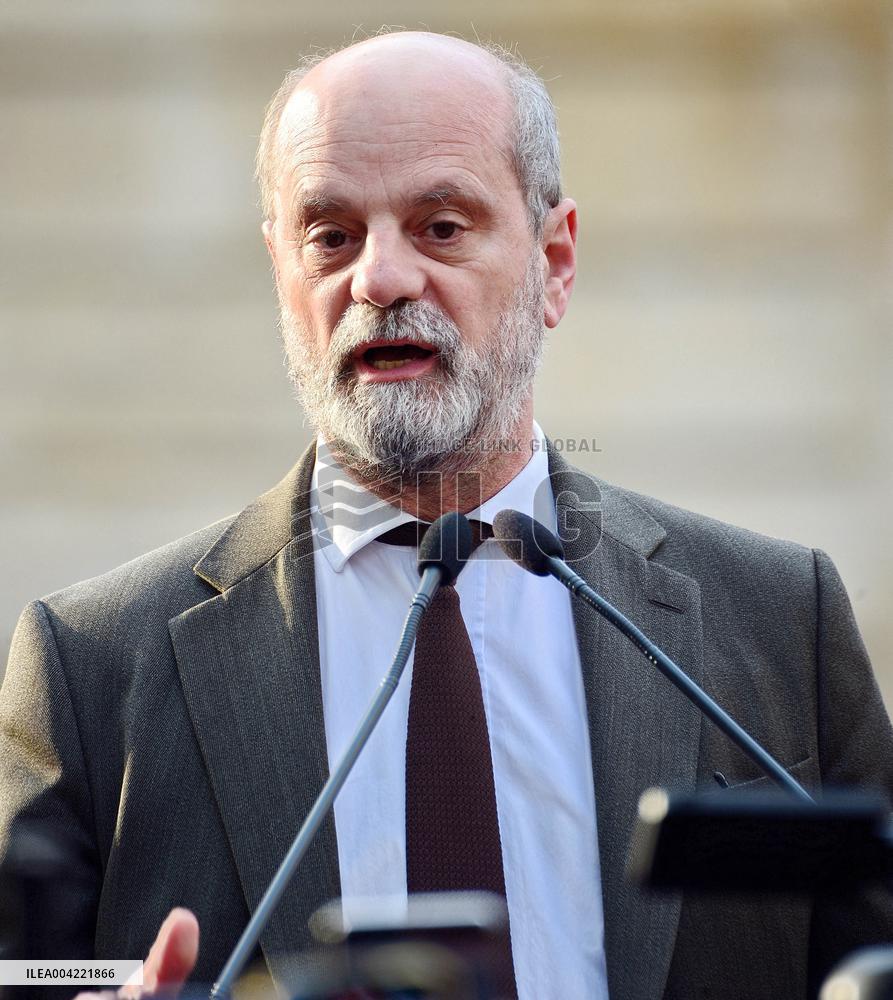 Rally in Support of Franco Algerian Writer Boualem Sansal - Paris