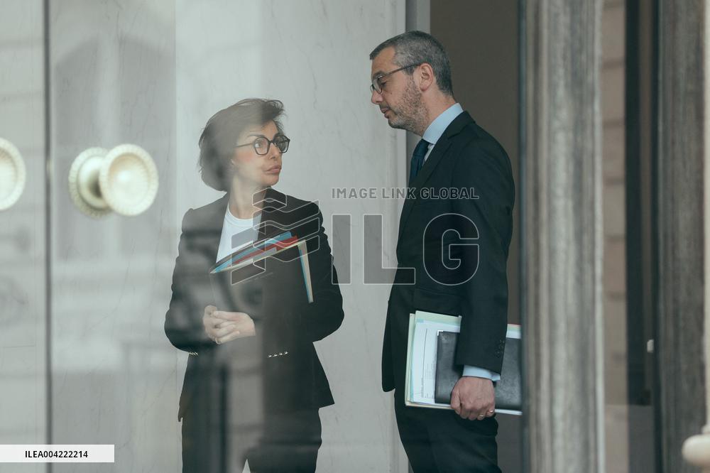 Weekly Cabinet Meeting at the Elysee Palace - Paris AJ