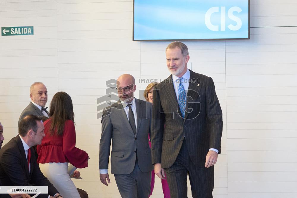 King Felipe at the National Sociology and Political Science Award 2024 - Madrid