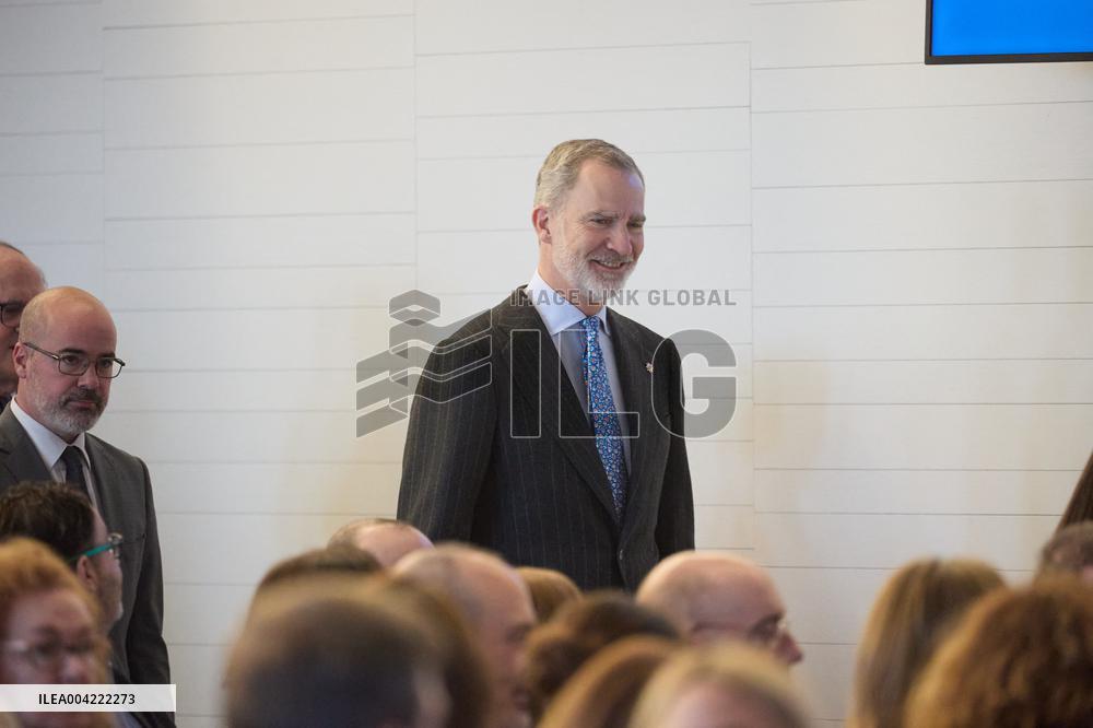 King Felipe at the National Sociology and Political Science Award 2024 - Madrid