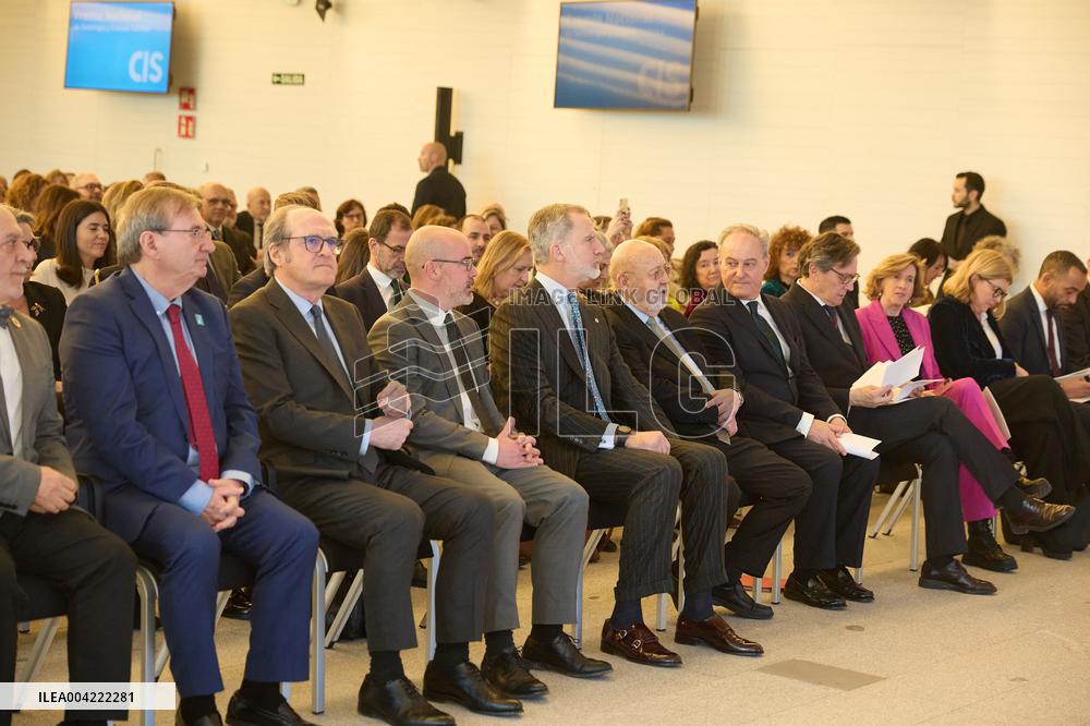 King Felipe at the National Sociology and Political Science Award 2024 - Madrid