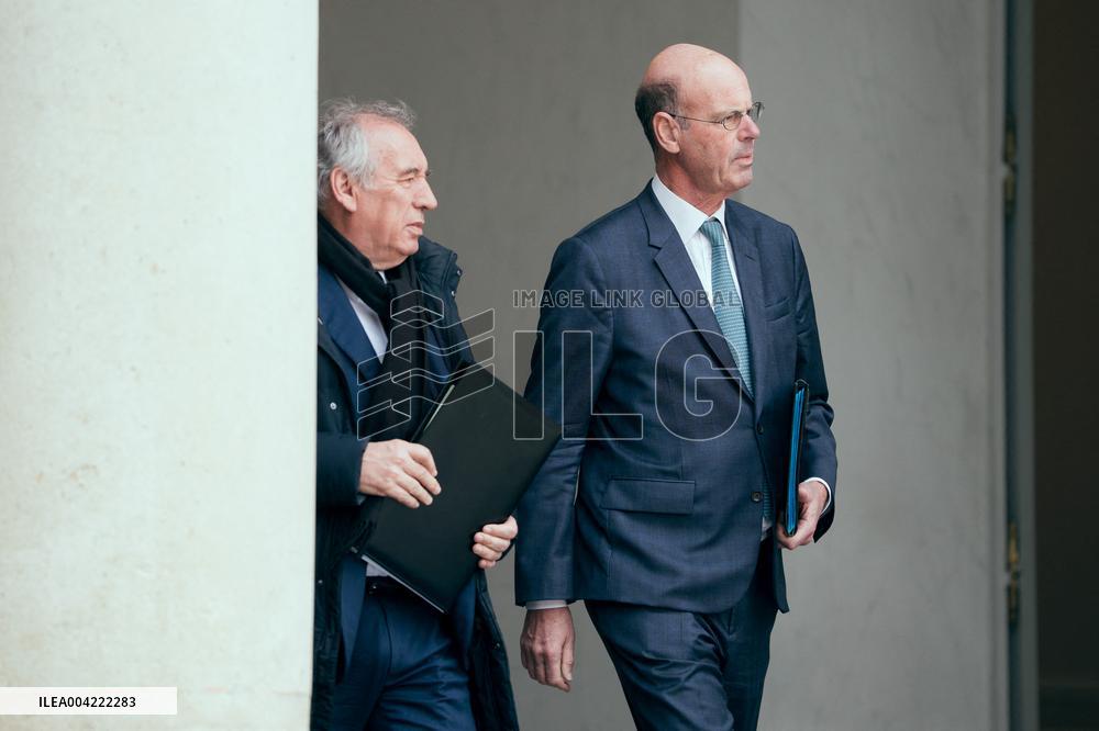 Weekly Cabinet Meeting at the Elysee Palace - Paris AJ