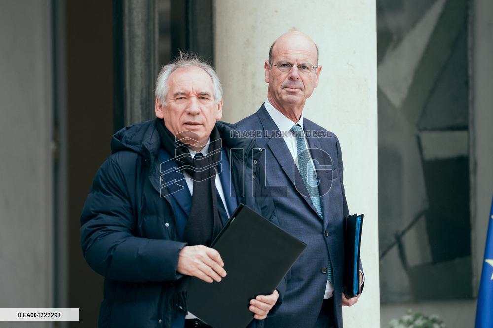Weekly Cabinet Meeting at the Elysee Palace - Paris AJ