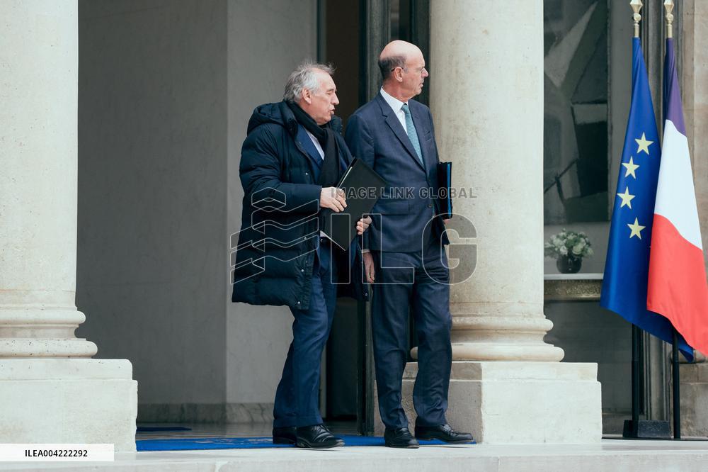 Weekly Cabinet Meeting at the Elysee Palace - Paris AJ