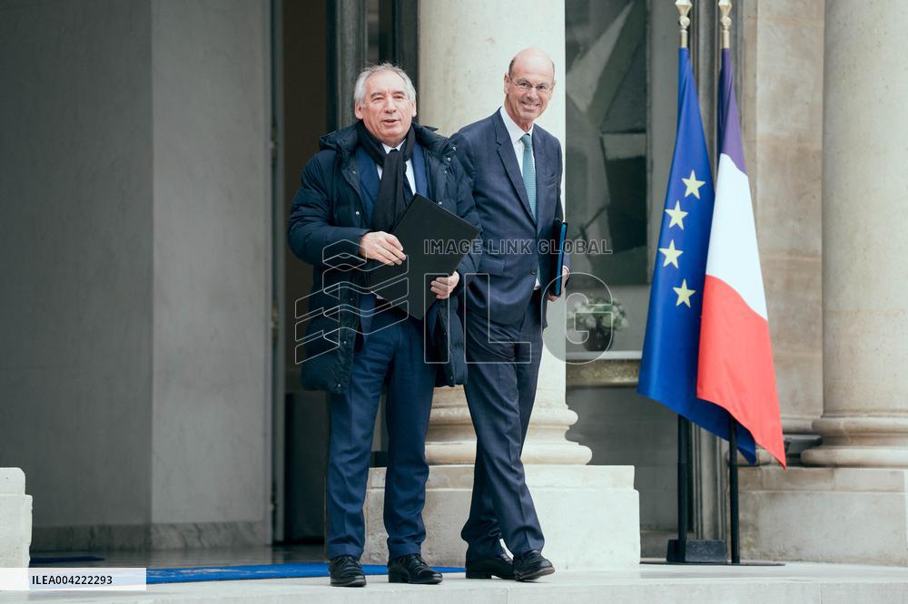 Weekly Cabinet Meeting at the Elysee Palace - Paris AJ