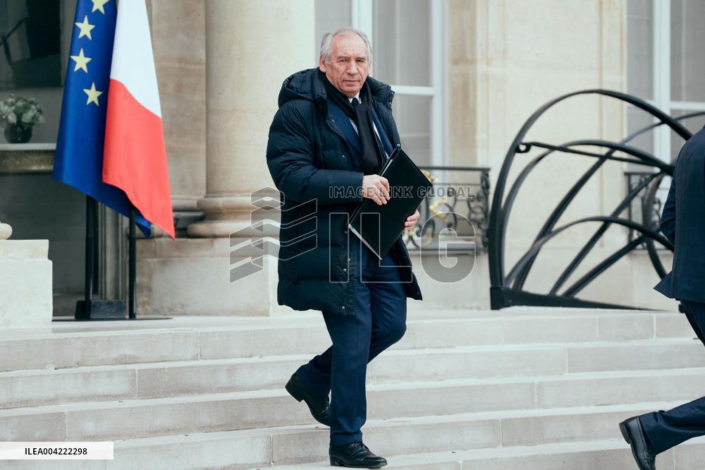 Weekly Cabinet Meeting at the Elysee Palace - Paris AJ