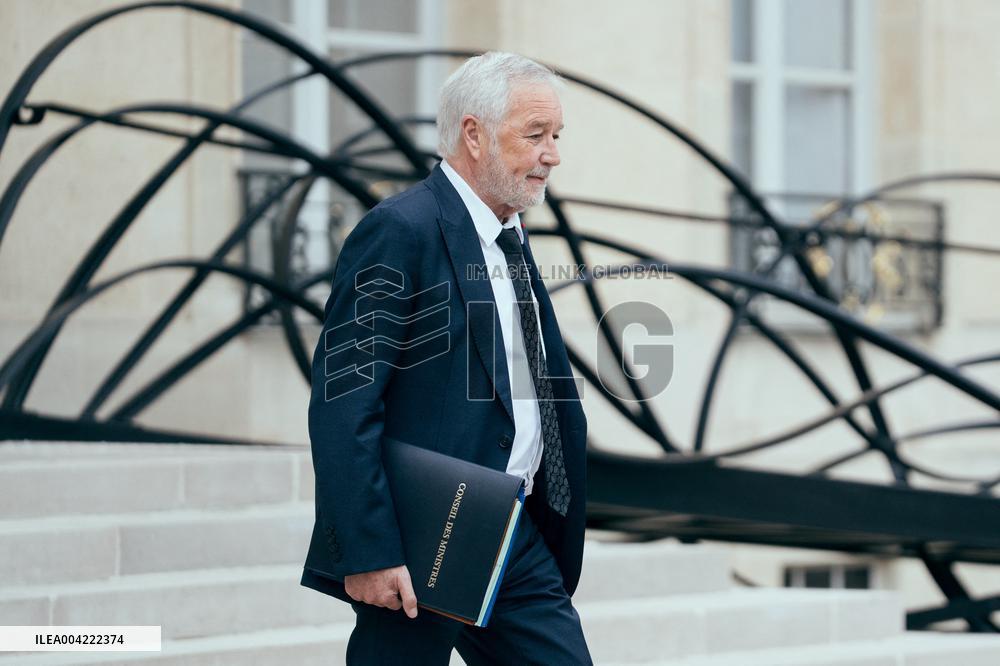 Weekly Cabinet Meeting at the Elysee Palace - Paris AJ