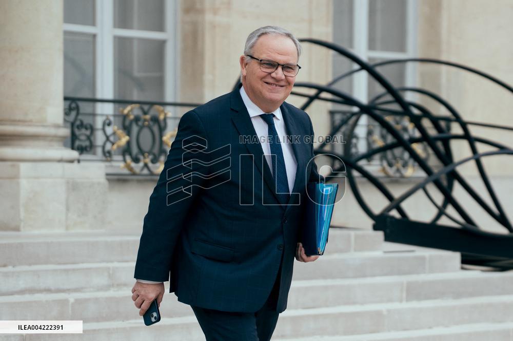 Weekly Cabinet Meeting at the Elysee Palace - Paris AJ