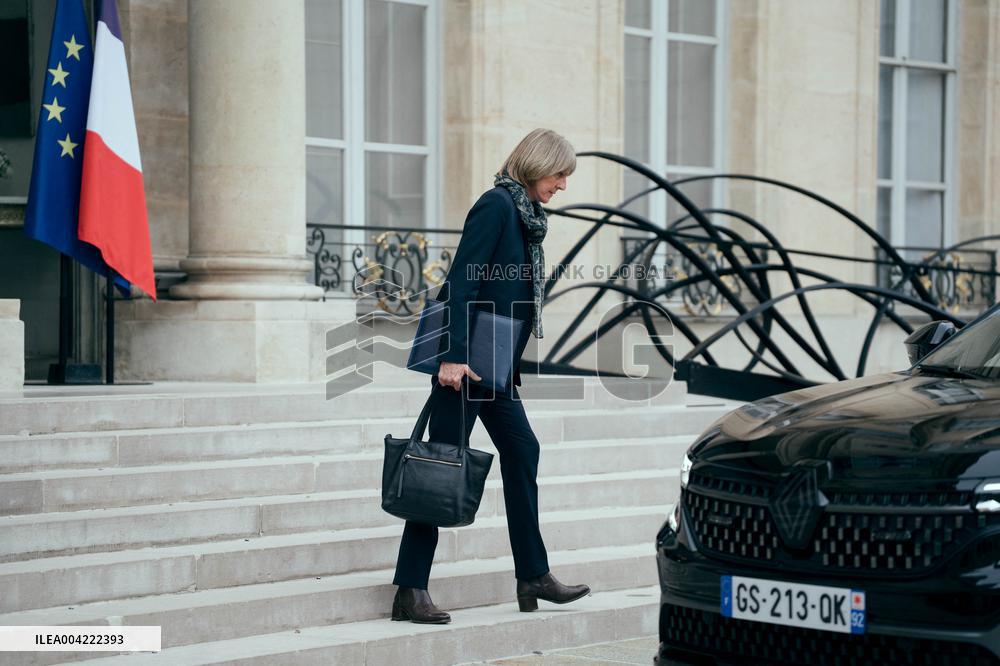 Weekly Cabinet Meeting at the Elysee Palace - Paris AJ