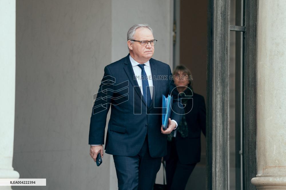 Weekly Cabinet Meeting at the Elysee Palace - Paris AJ