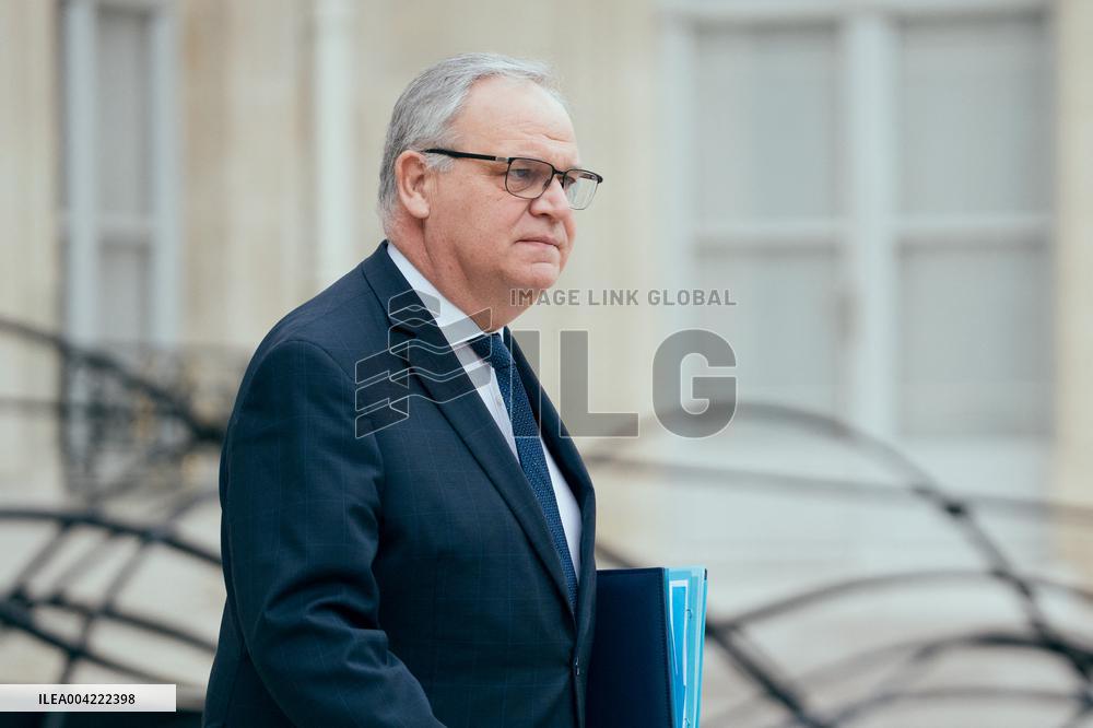Weekly Cabinet Meeting at the Elysee Palace - Paris AJ