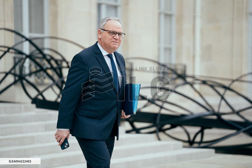 Weekly Cabinet Meeting at the Elysee Palace - Paris AJ