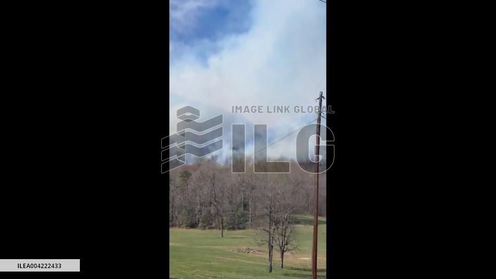 US: Table Rock State Park Fire Continues to Burn in South Carolina 2