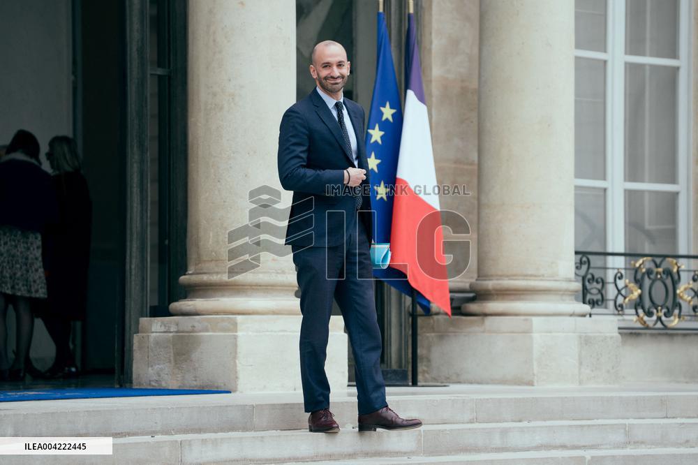 Weekly Cabinet Meeting at the Elysee Palace - Paris AJ