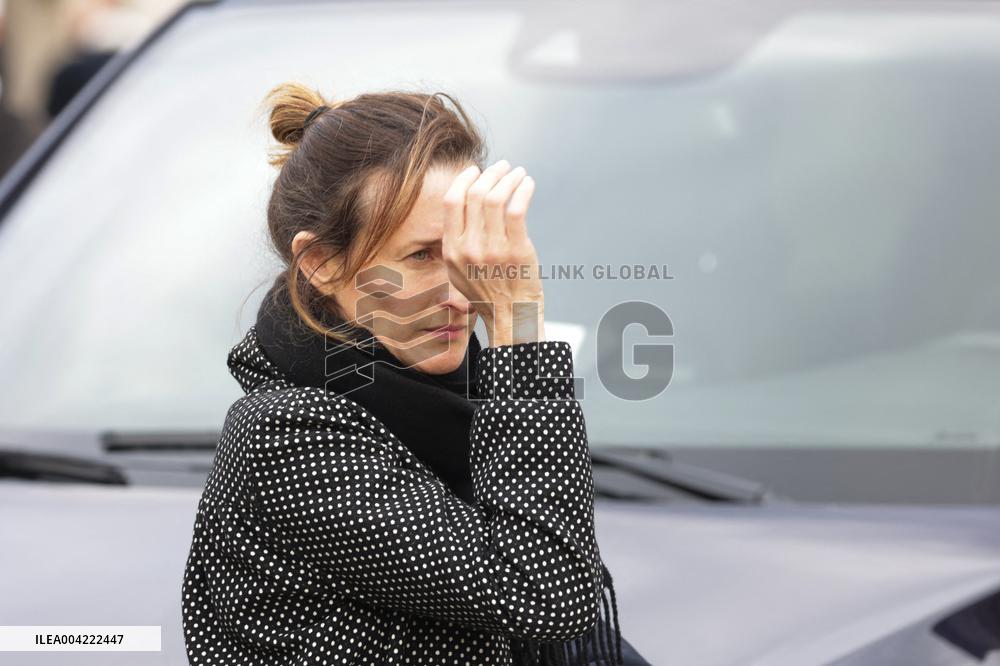 Funeral Of Belgian Actress Emilie Dequenne At Pere Lachaise - Paris