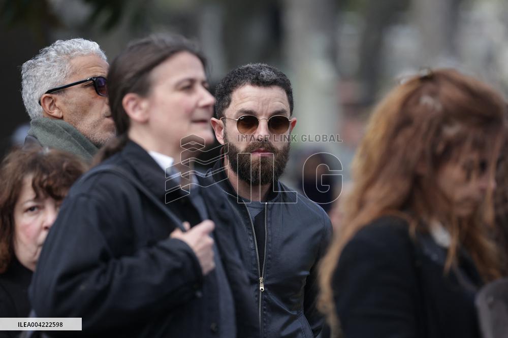Emilie Dequenne Funeral - Paris