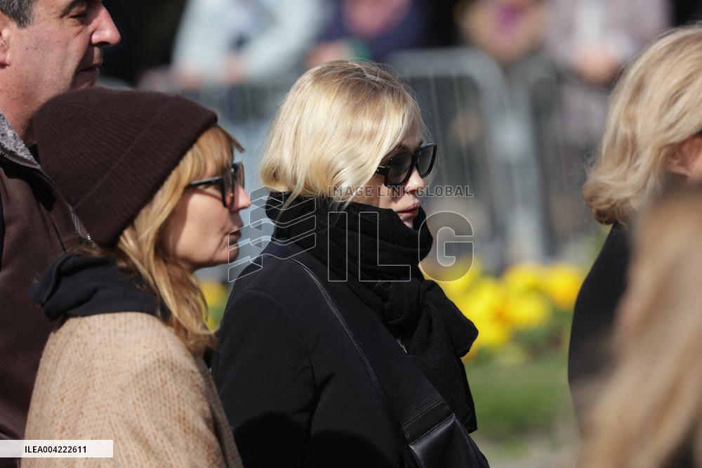 Emilie Dequenne Funeral - Paris