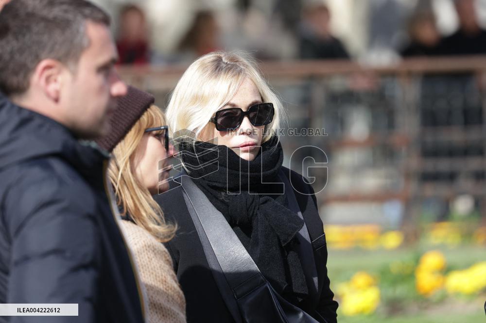 Emilie Dequenne Funeral - Paris