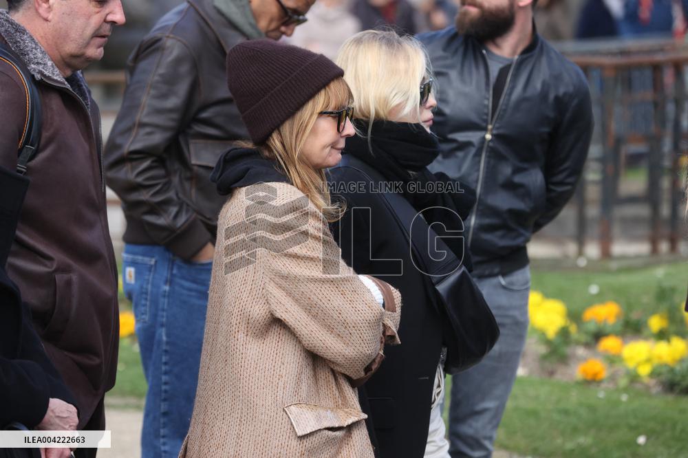 Emilie Dequenne Funeral - Paris