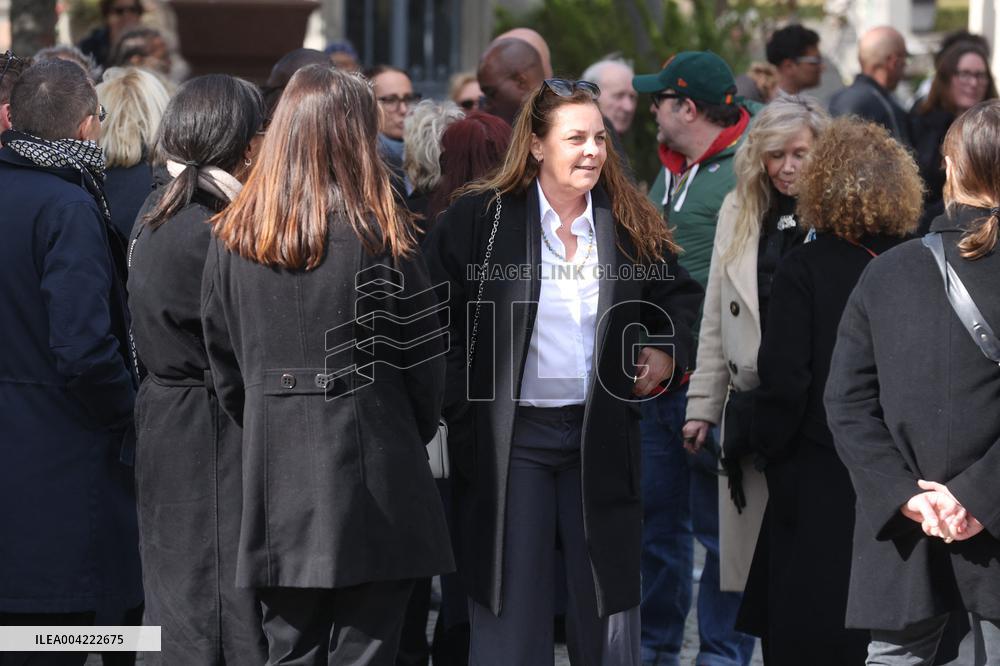 Emilie Dequenne Funeral - Paris
