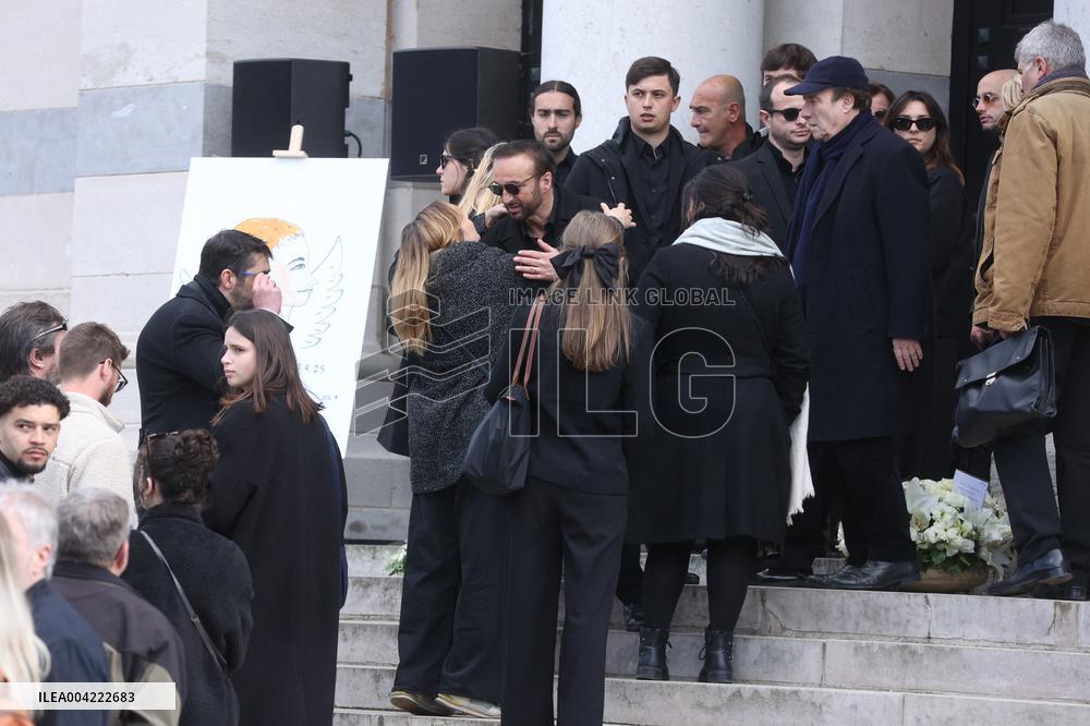 Emilie Dequenne Funeral - Paris