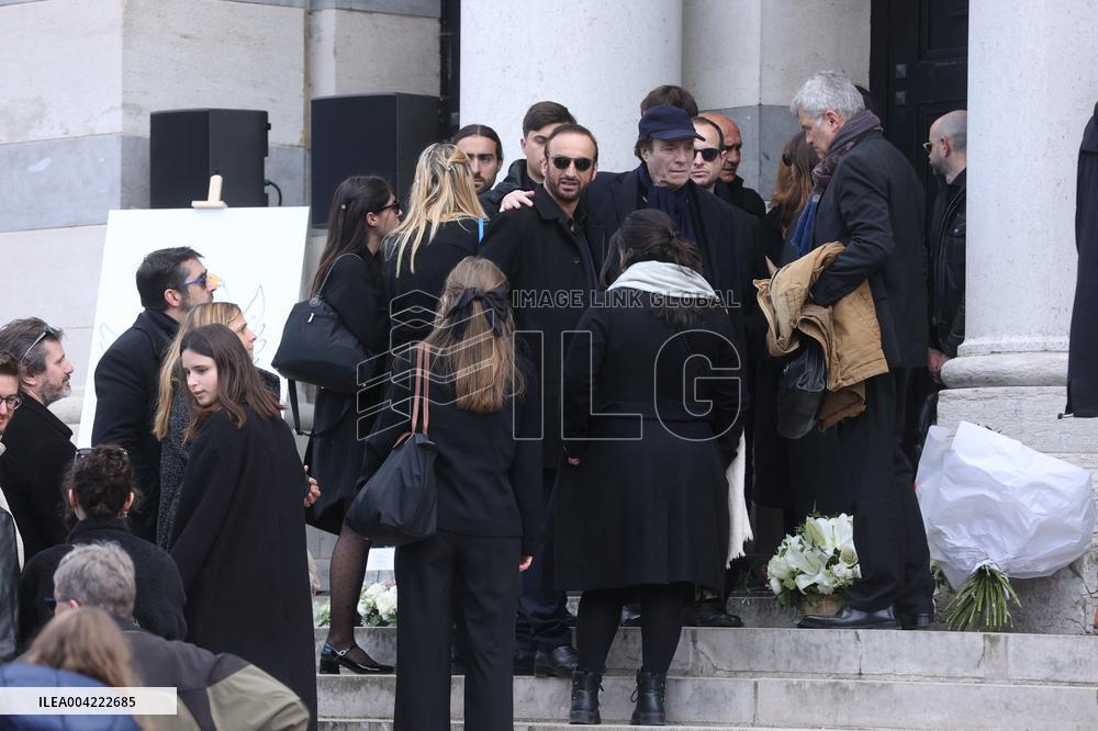 Emilie Dequenne Funeral - Paris