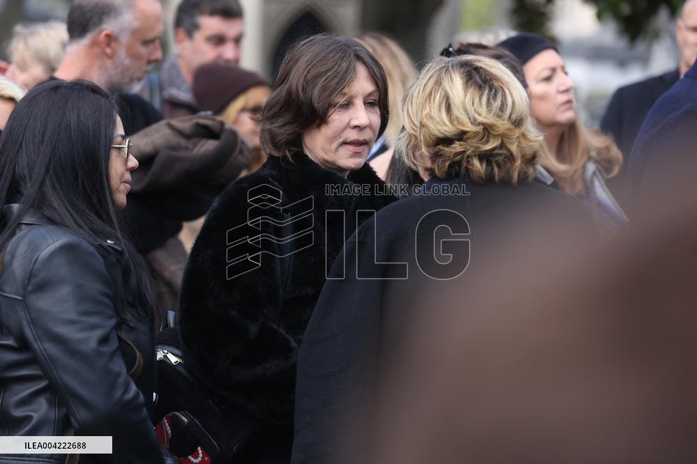 Emilie Dequenne Funeral - Paris
