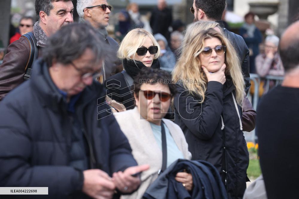 Emilie Dequenne Funeral - Paris