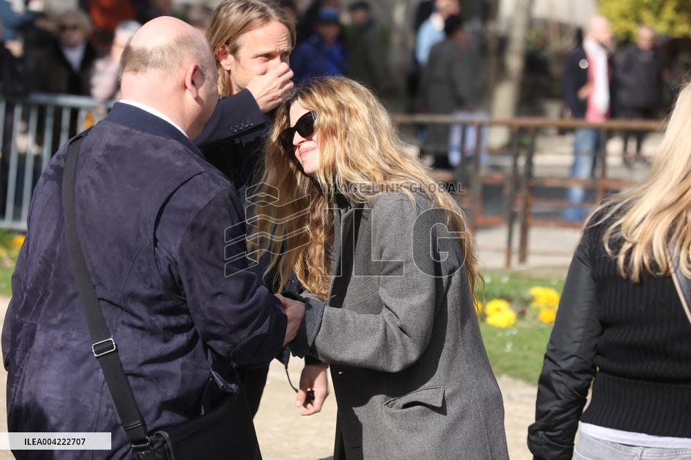 Emilie Dequenne Funeral - Paris