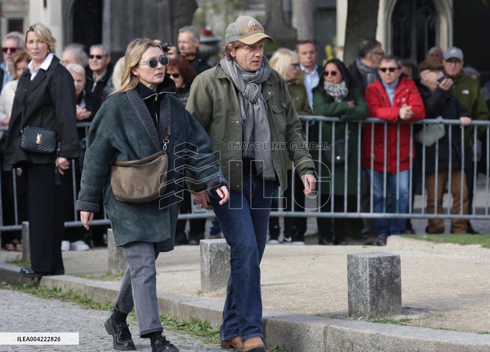 Emilie Dequenne Funeral - Paris