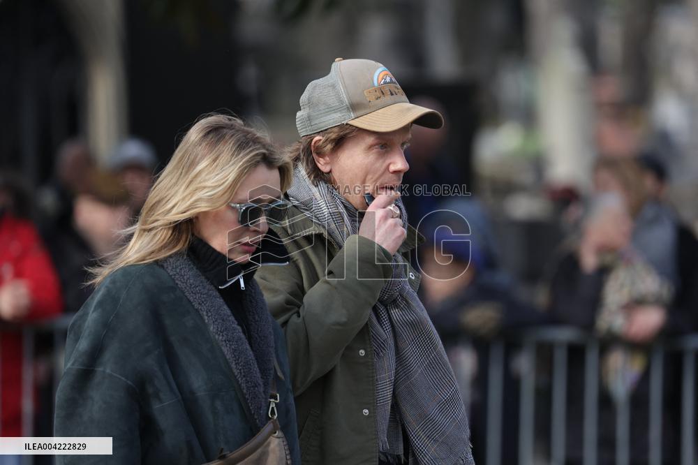 Emilie Dequenne Funeral - Paris
