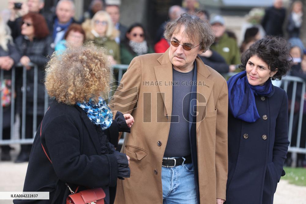 Emilie Dequenne Funeral - Paris