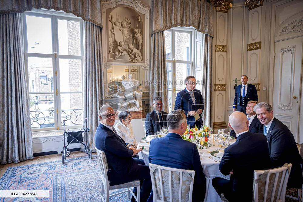 Royals Receive The King's Commissioners - The Hague