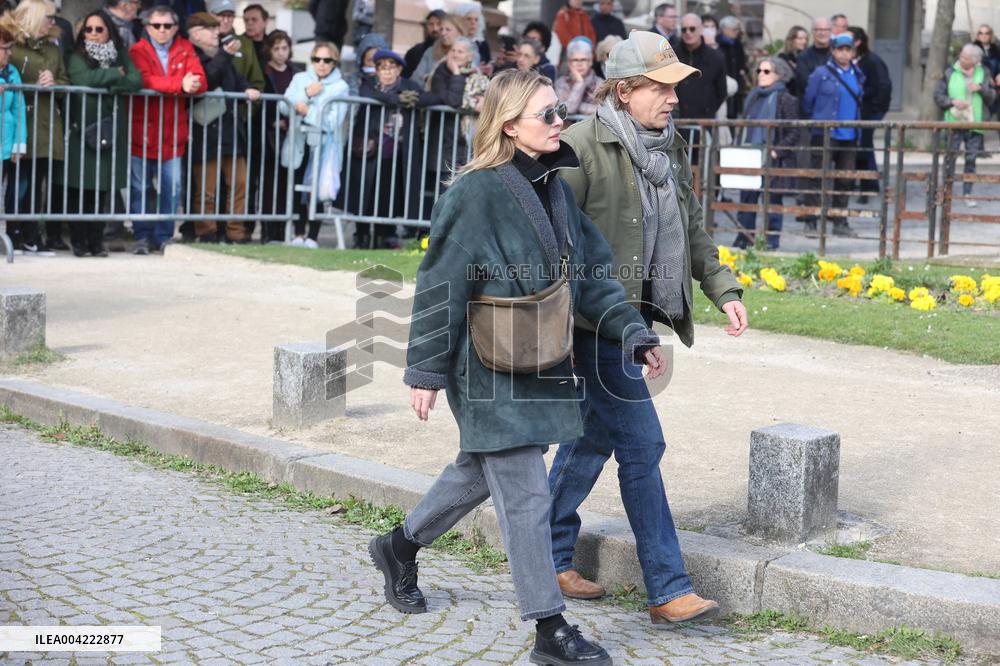 Emilie Dequenne Funeral - Paris