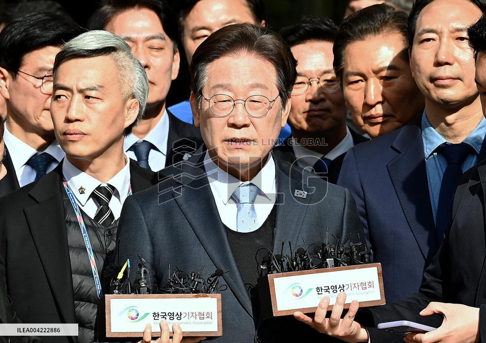 South Korea's Opposition Leader Acquitted of Election Violations - Seoul
