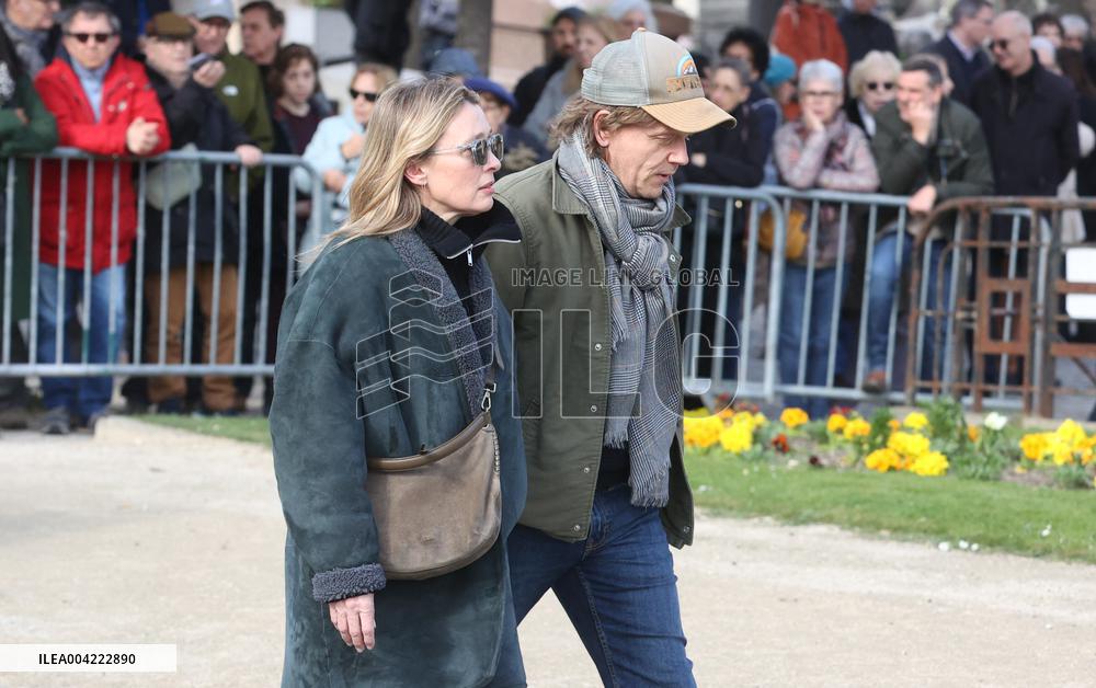 Emilie Dequenne Funeral - Paris