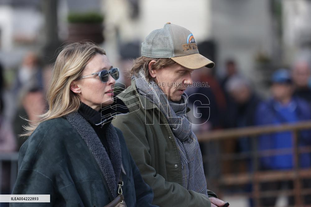 Emilie Dequenne Funeral - Paris