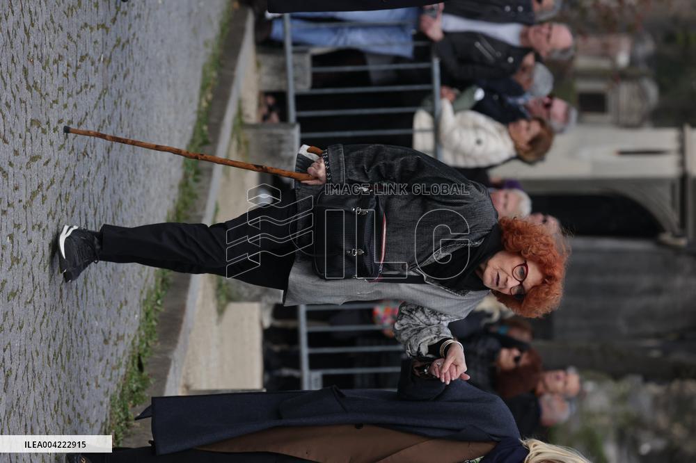 Emilie Dequenne Funeral - Paris
