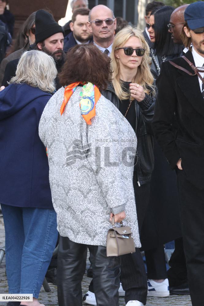 Emilie Dequenne Funeral - Paris