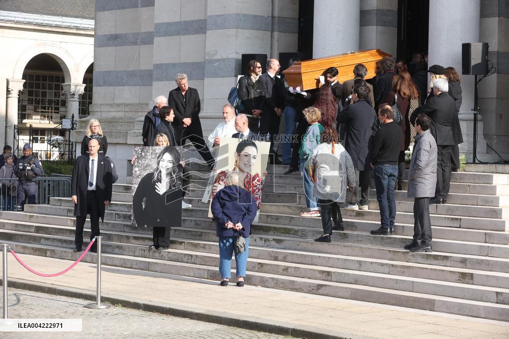 Emilie Dequenne Funeral - Paris