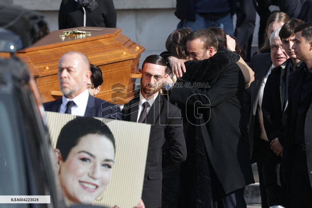 Emilie Dequenne Funeral - Paris