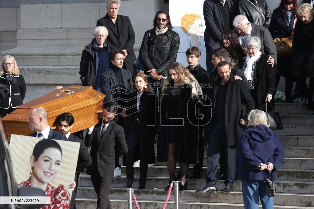 Emilie Dequenne Funeral - Paris