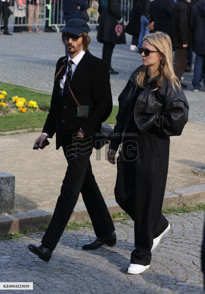 Emilie Dequenne Funeral - Paris