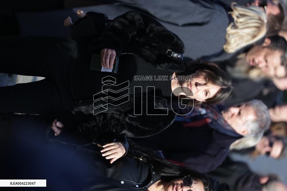 Emilie Dequenne Funeral - Paris