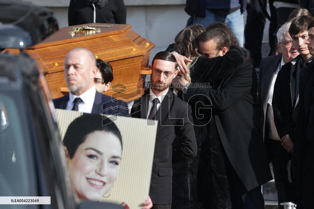 Emilie Dequenne Funeral - Paris